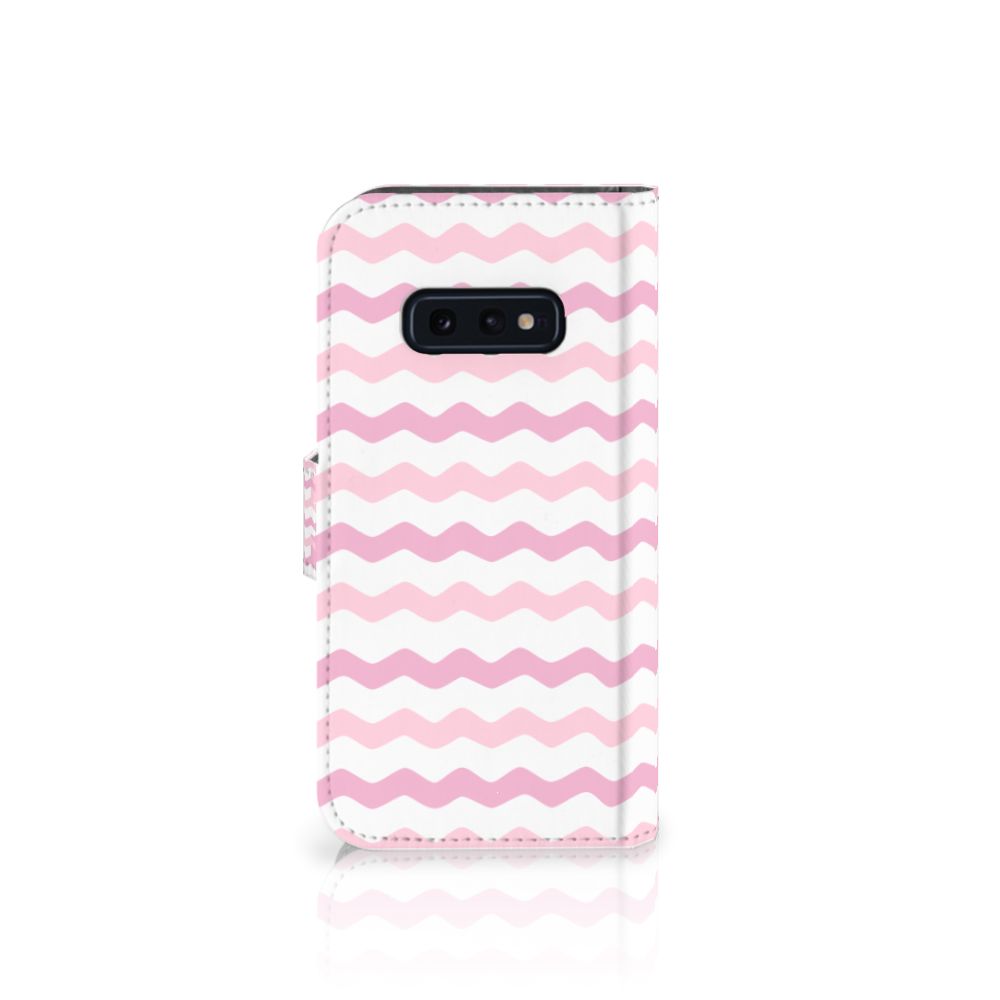 Samsung Galaxy S10e Telefoon Hoesje Waves Roze