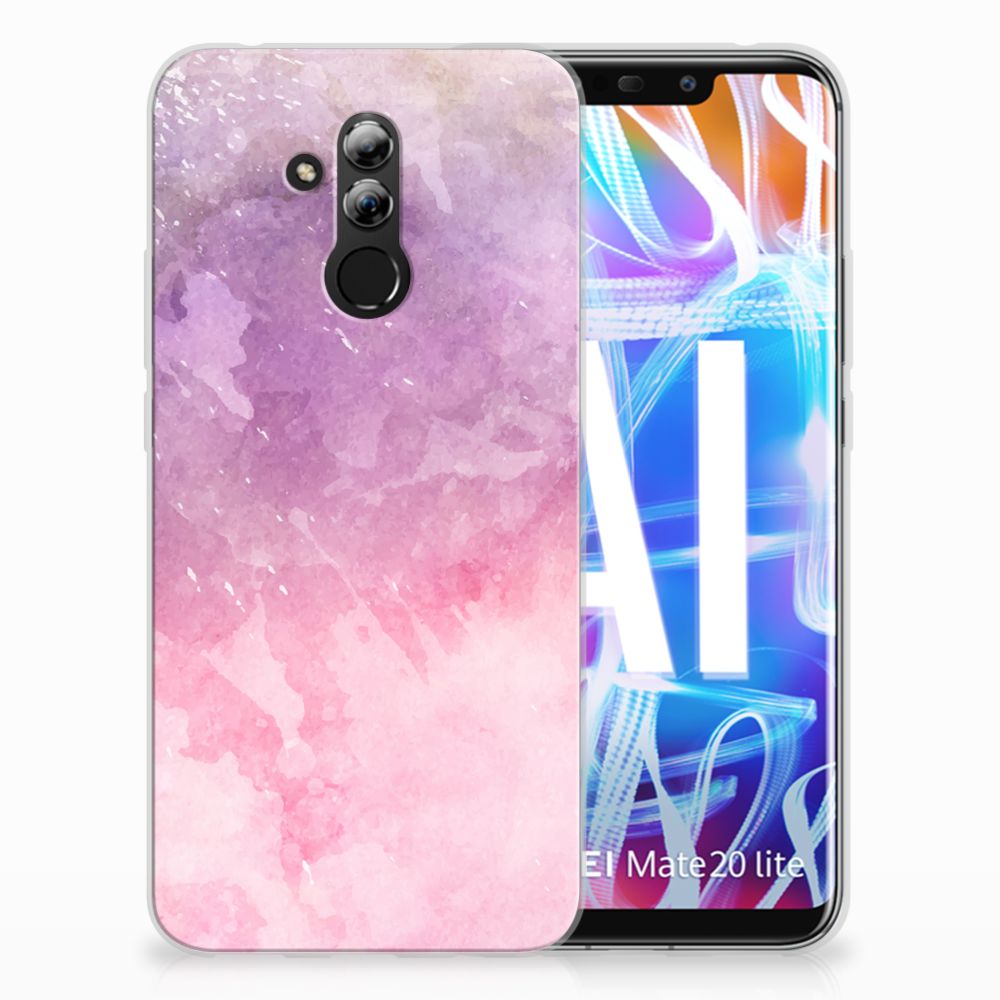 Hoesje maken Huawei Mate 20 Lite Pink Purple Paint