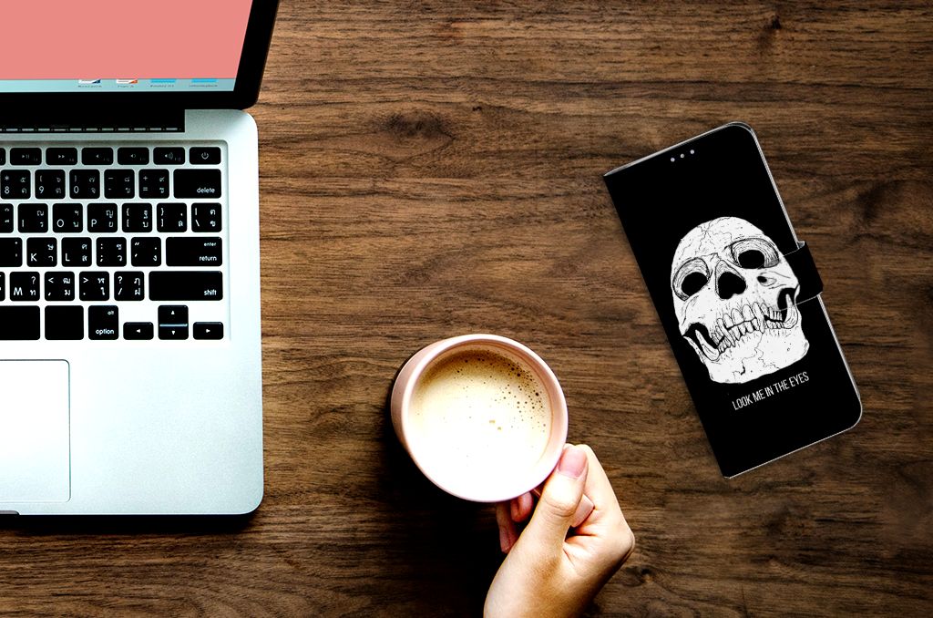Telefoonhoesje met Naam Samsung Galaxy S20 Ultra Skull Eyes
