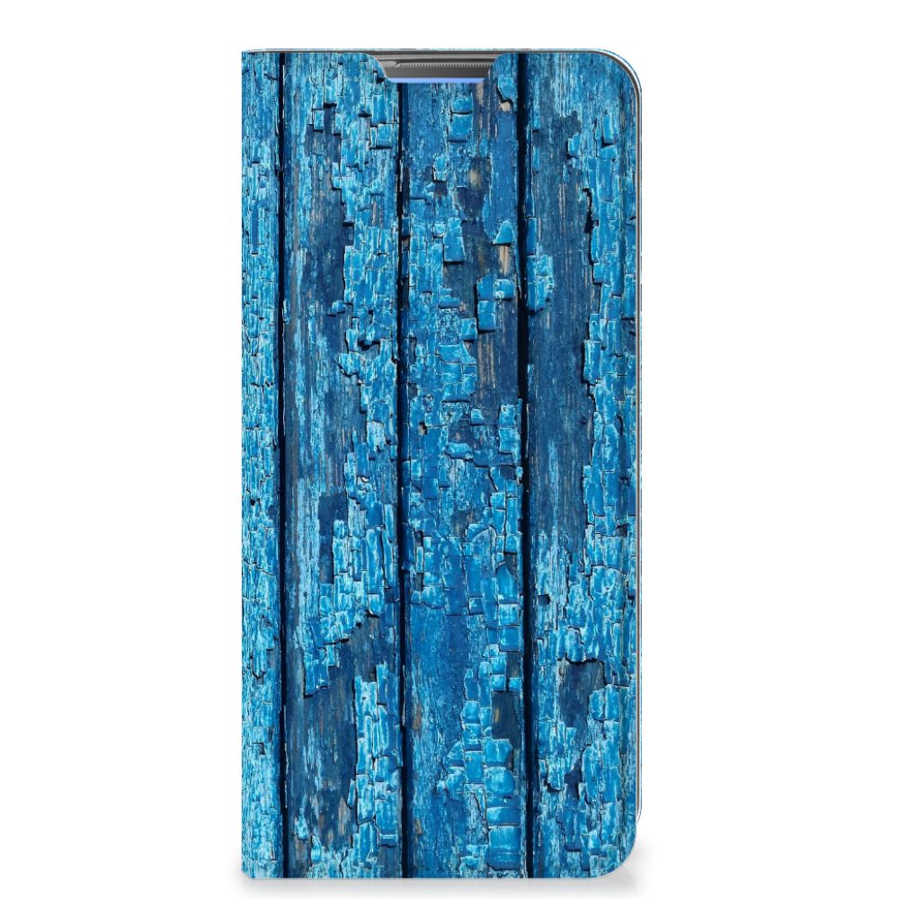 OPPO A53 | A53s Book Wallet Case Wood Blue - B2C Telecom