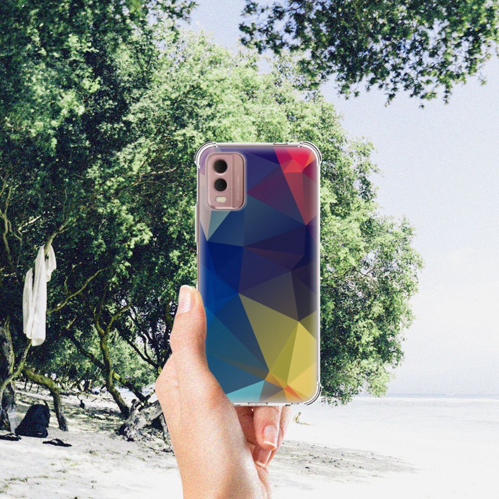 Nokia C32 Shockproof Case Polygon Dark B2C Telecom