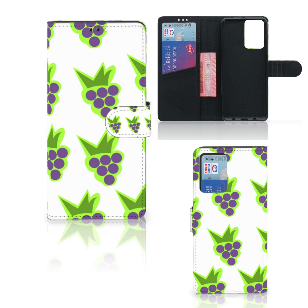 Xiaomi Redmi Note 10 Pro Book Cover Druiven