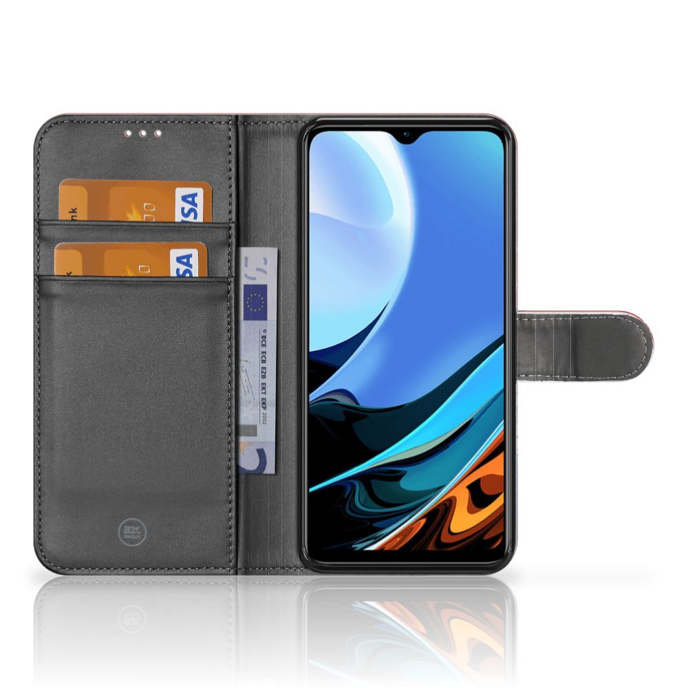 Xiaomi Redmi 9T | Poco M3 Bookstyle Case Nederland met pasjes en Nederlands vlag design