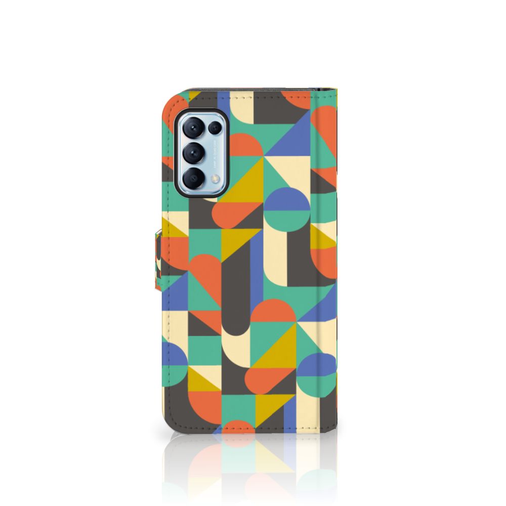 OPPO Find X3 Lite Telefoon Hoesje Funky Retro