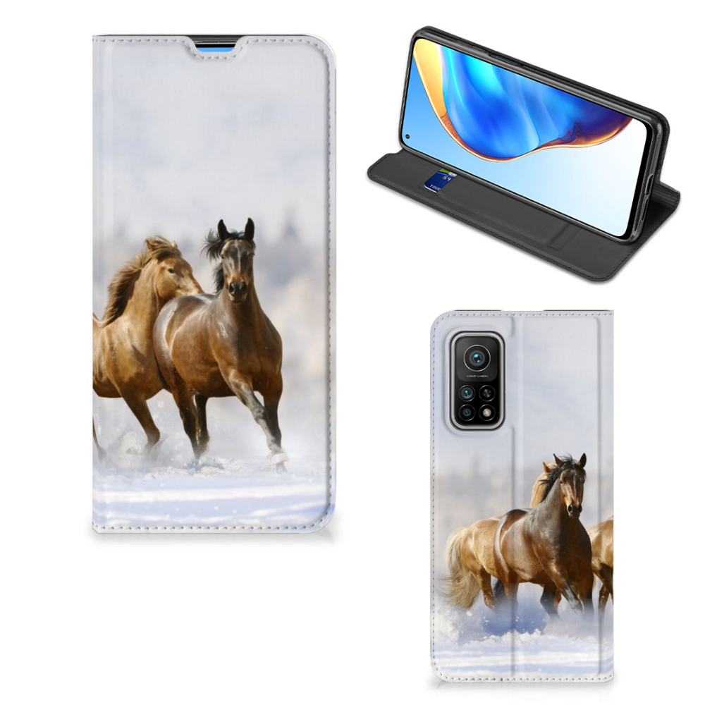 Xiaomi Mi 10T | 10T Pro Hoesje maken Paarden - B2C Telecom