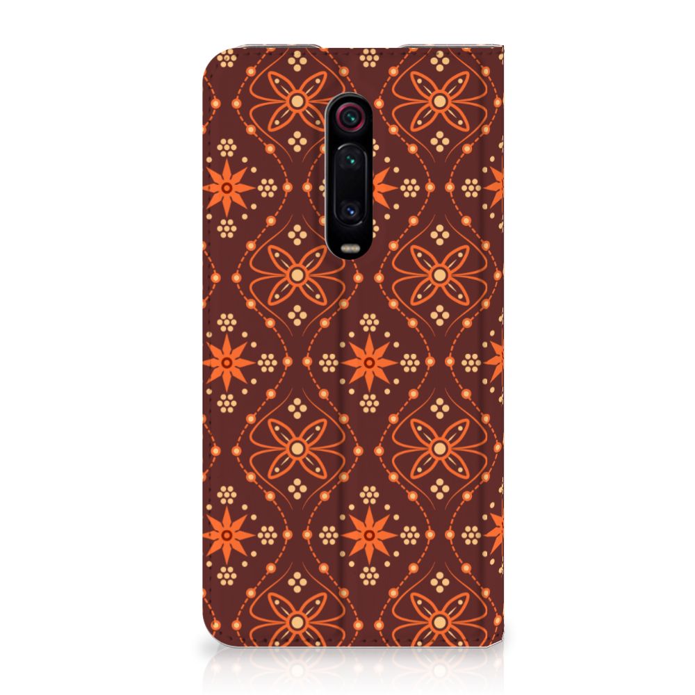 Xiaomi Redmi K20 Pro Hoesje met Magneet Batik Brown
