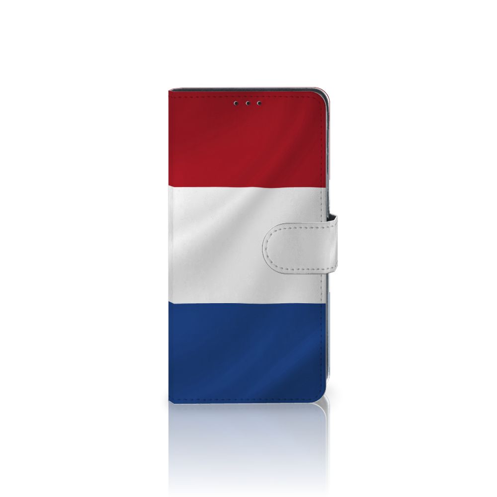 Xiaomi Mi Note 10 Lite Bookstyle Case Nederlandse Vlag met artistiek design van de Nederlandse vlag