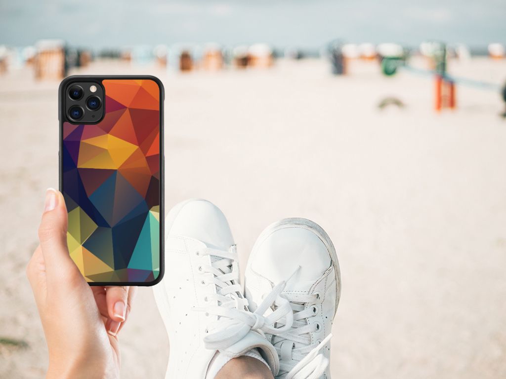 Apple iPhone 11 Pro Max Grip Case Polygon Color B2C Telecom