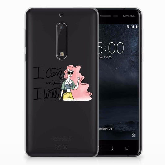 Nokia 5 Telefoonhoesje met Naam i Can