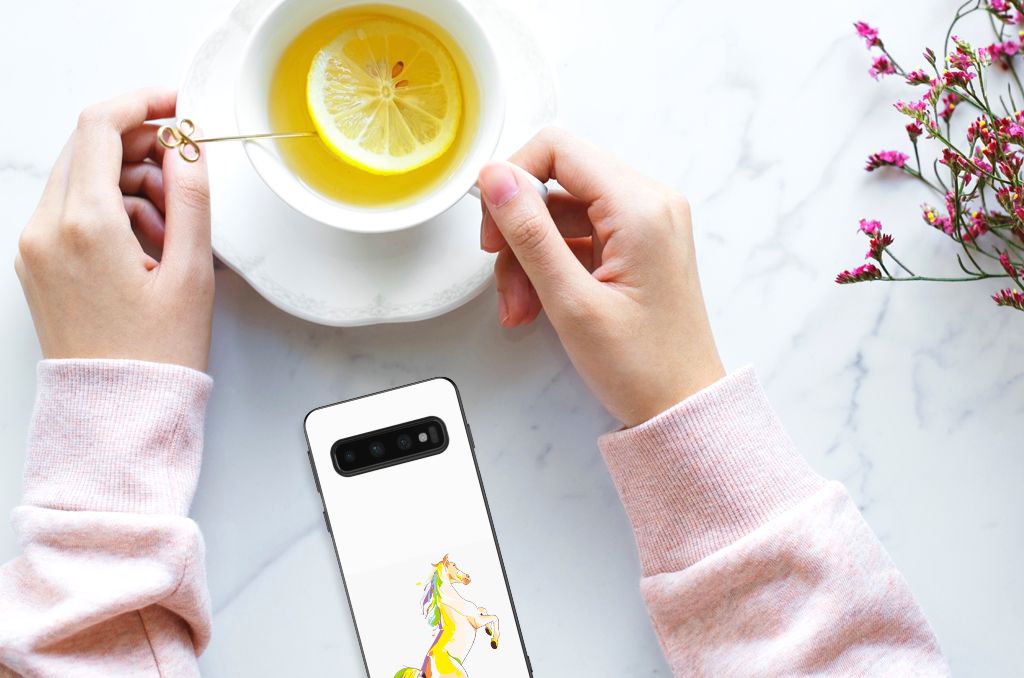 Samsung Galaxy S10 Bumper Hoesje Horse Color B2C Telecom