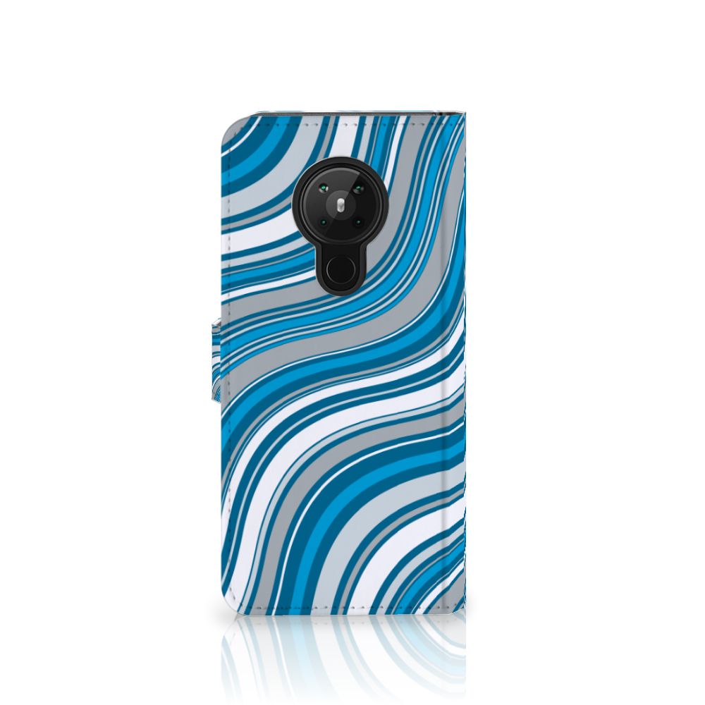 Nokia 5.3 Telefoon Hoesje Waves Blue