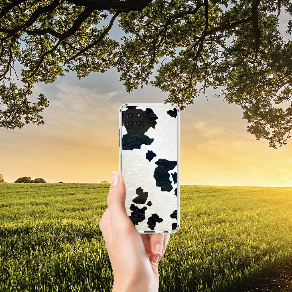 Samsung Galaxy A22 5G Case Anti-shock Koeienvlekken B2C Telecom