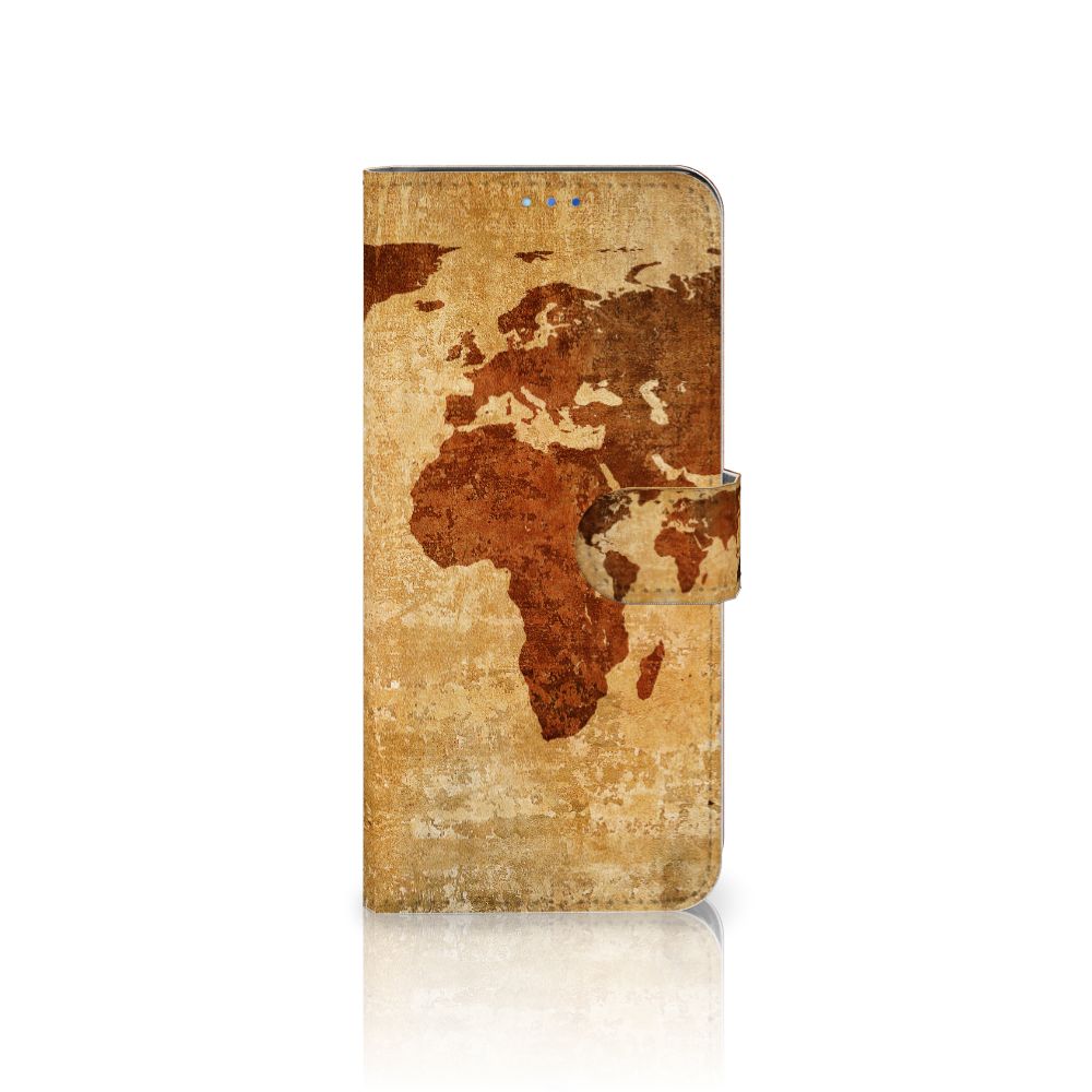 OPPO Find X3 Neo 5G Flip Cover Wereldkaart