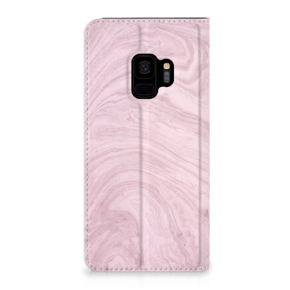 Samsung Galaxy S9 Standcase Marble Pink - Origineel Cadeau Vriendin