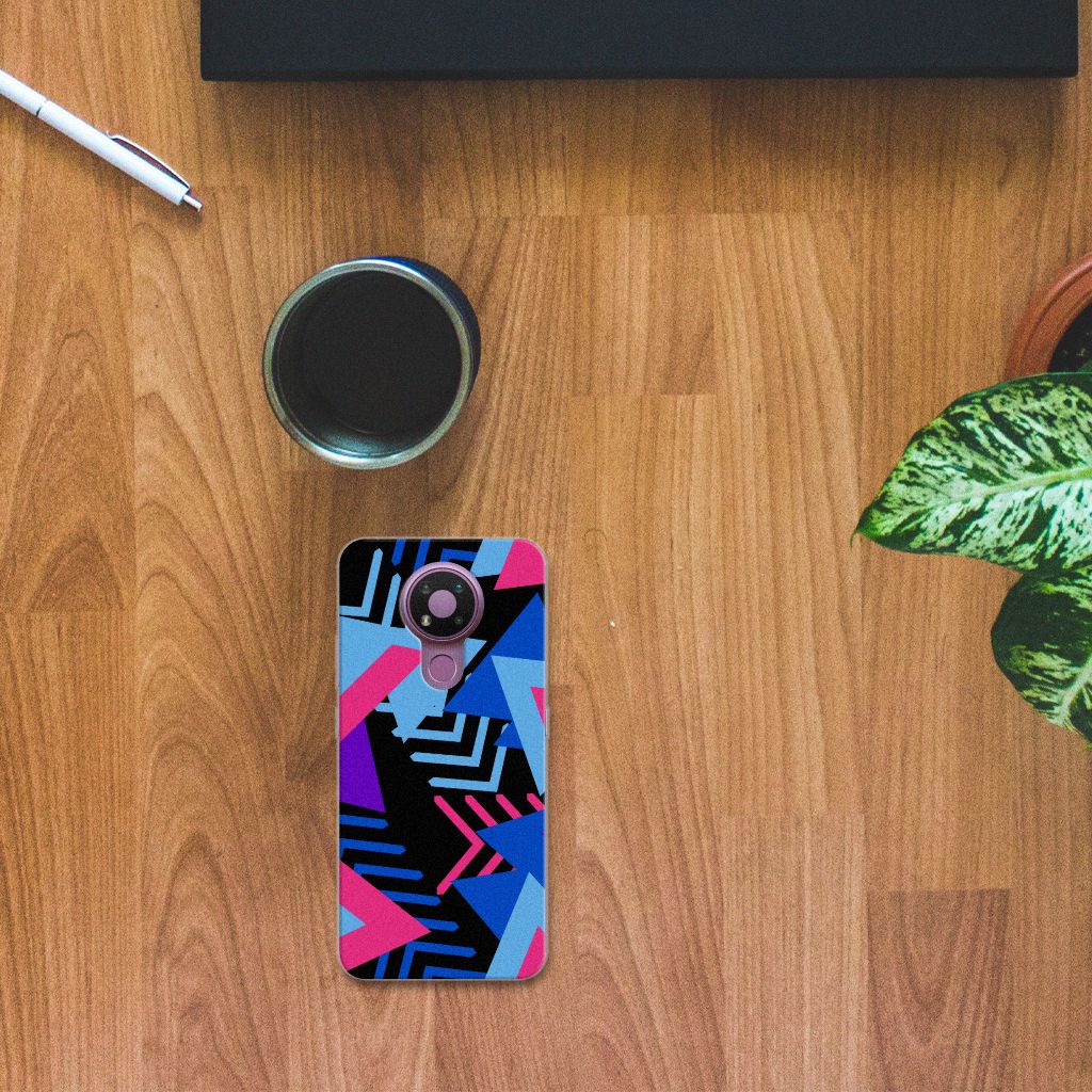 Nokia 3.4 TPU Hoesje Funky Triangle B2C Telecom