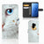 Samsung Galaxy S9 Plus Telefoonhoesje met Pasjes Witte Kat