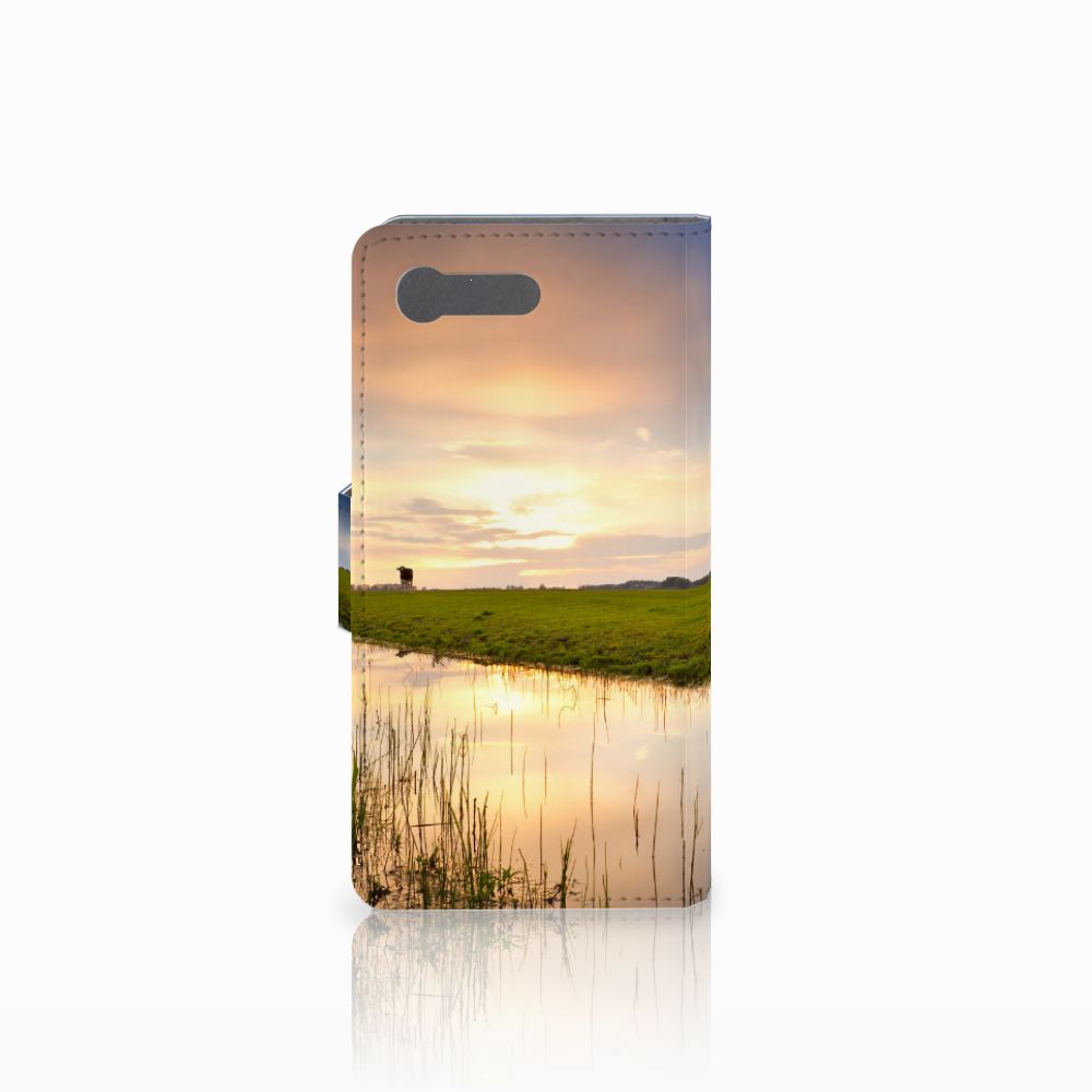 Sony Xperia X Compact Telefoonhoesje met Pasjes Koe