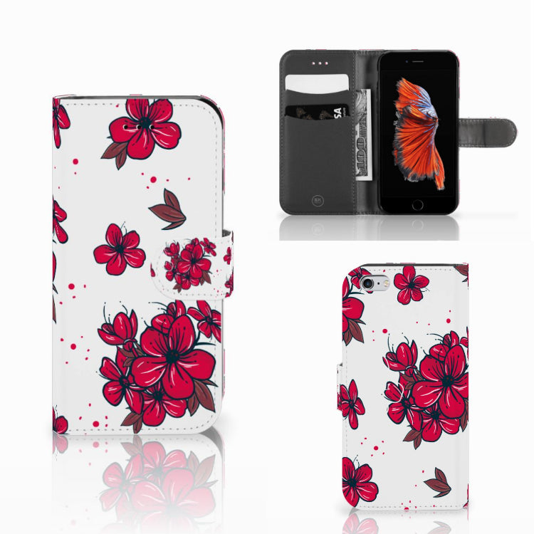 Apple iPhone 6 | 6s Hoesje Blossom Red