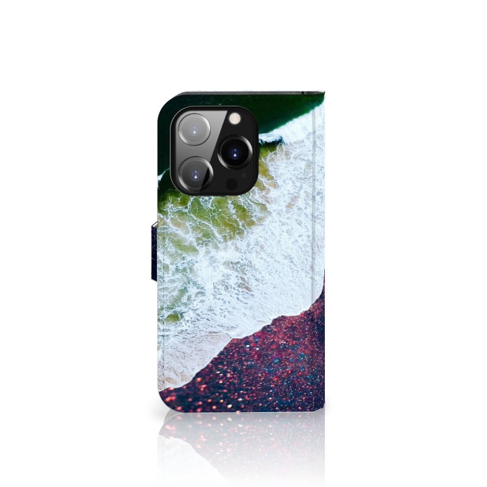 iPhone 14 Pro Book Case Sea in Space