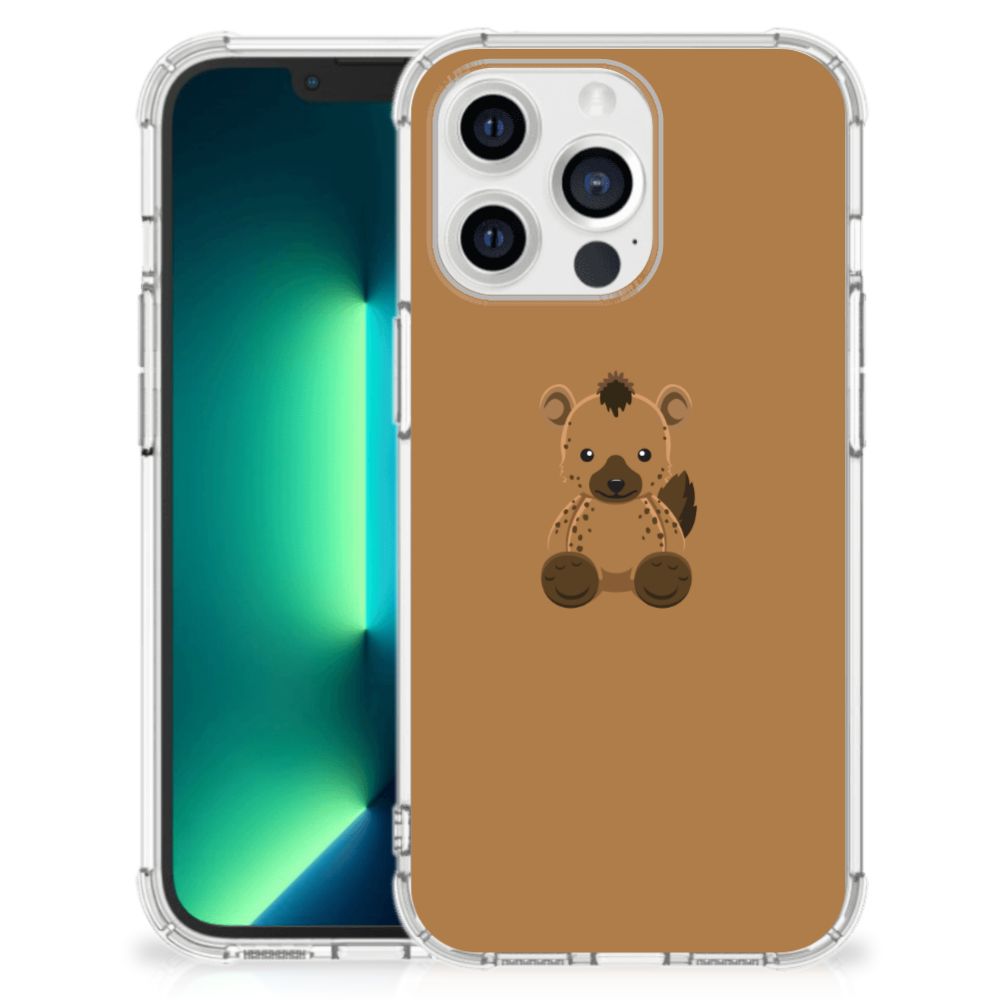 iPhone 13 Pro Max Stevig Bumper Hoesje Baby Hyena - B2C Telecom
