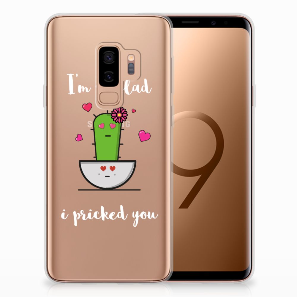 Samsung Galaxy S9 Plus Telefoonhoesje met Naam Cactus Glad
