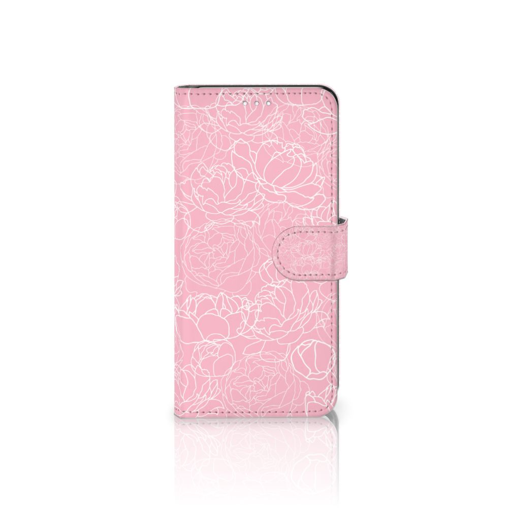 Samsung Galaxy S21 Hoesje White Flowers