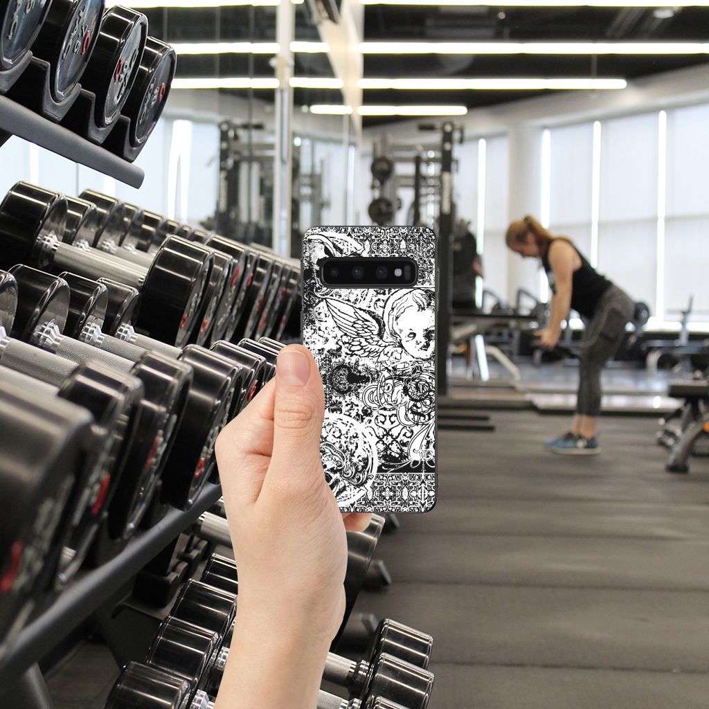 Mobiel Case Samsung Galaxy S10 Skulls Angel B2C Telecom