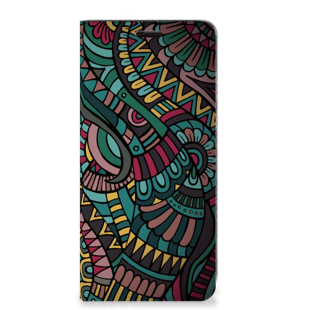 Samsung Galaxy S9 Plus Hoesje met Magneet Aztec