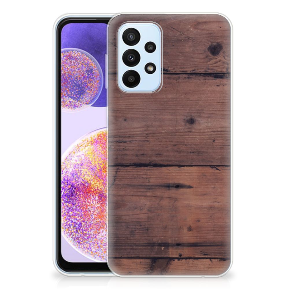 Samsung Galaxy A23 Bumper Hoesje Old Wood B2C Telecom