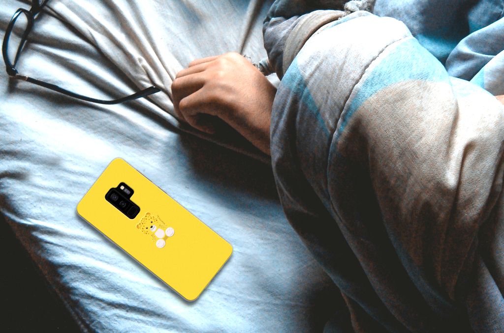 Samsung Galaxy S9 Plus Telefoonhoesje met Naam Baby Leopard
