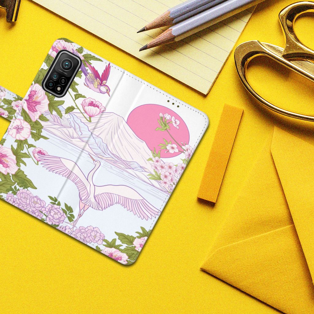 Xiaomi Mi 10T Pro | Mi 10T Telefoonhoesje met Pasjes Bird Standing