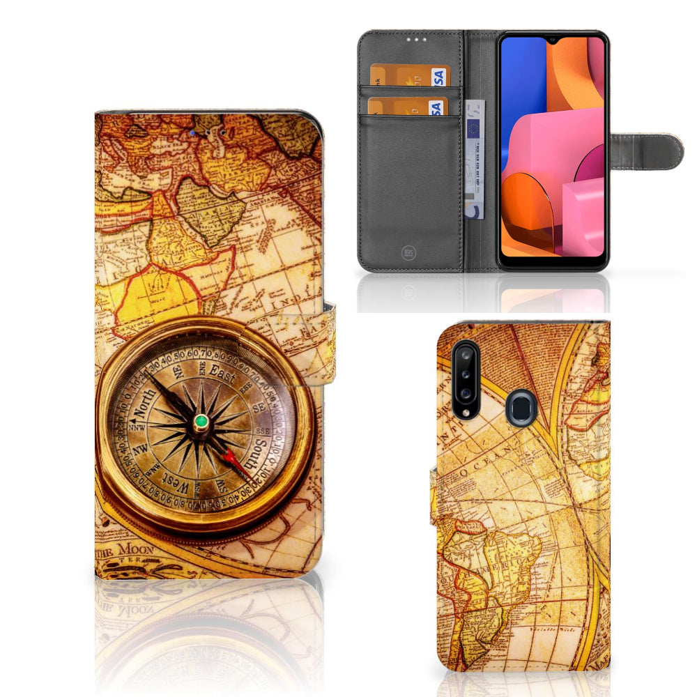 Samsung Galaxy A20s Flip Cover Kompas