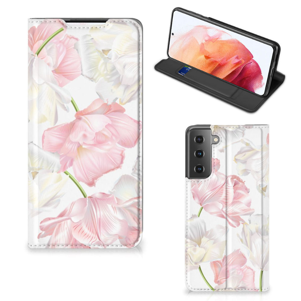 Samsung Galaxy S21 Smart Cover Lovely Flowers