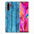 Huawei P30 Pro Bumper Hoesje Wood Blue