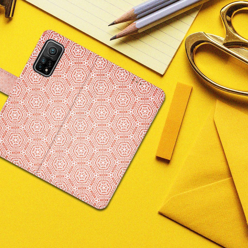 Xiaomi Mi 10T Pro | Mi 10T Telefoon Hoesje Pattern Orange