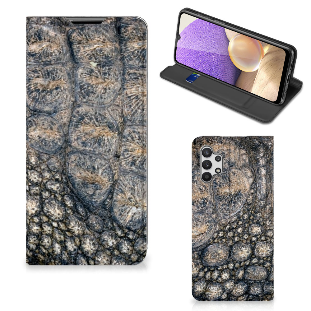 Samsung Galaxy A32 5G Hoesje maken Krokodillenprint - B2C Telecom