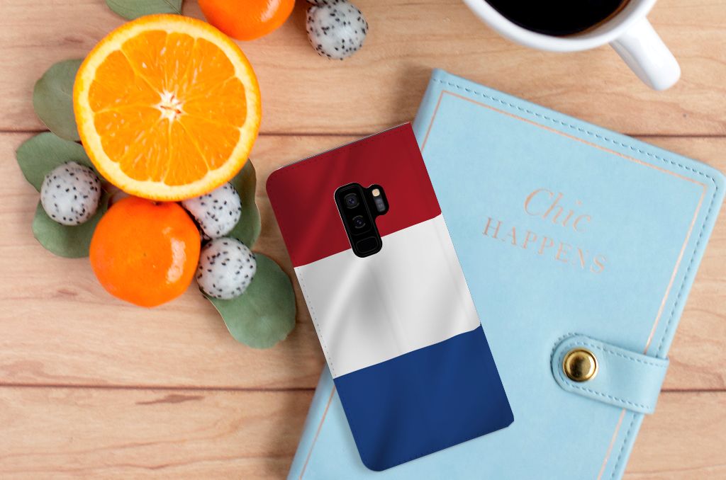 Samsung Galaxy S9 Plus Standcase Nederlandse Vlag - B2C Telecom