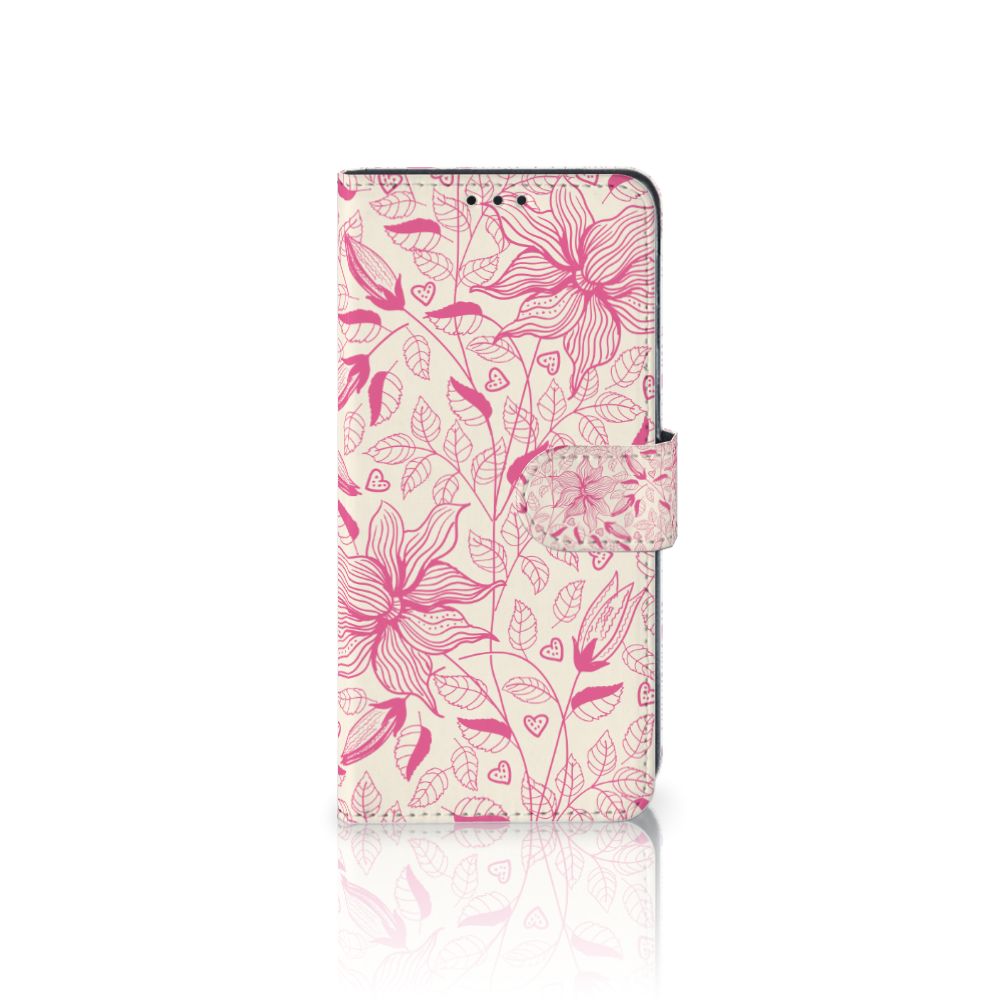 Samsung Galaxy M31 Hoesje Pink Flowers