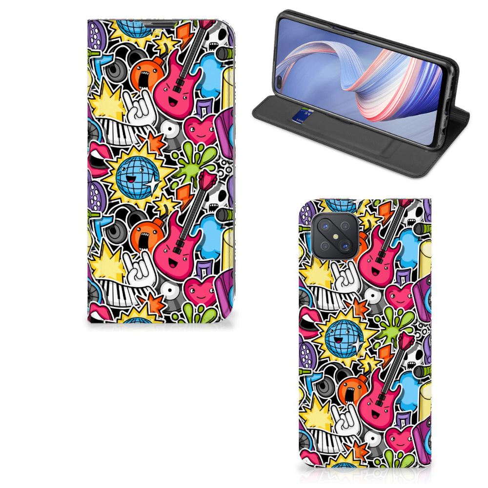 OPPO Reno4 Z 5G Hippe Standcase Punk Rock