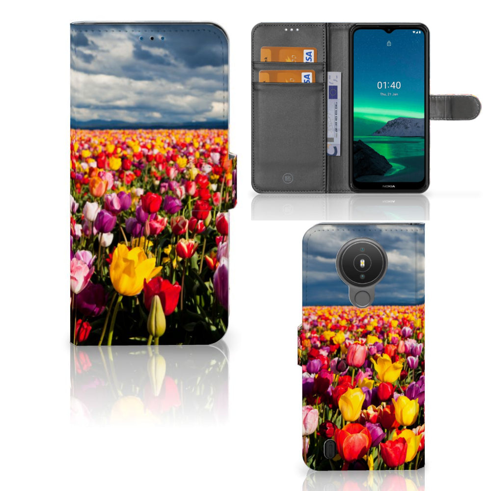 Nokia 1.4 Hoesje Tulpen