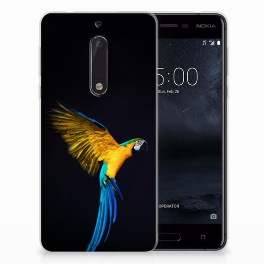 Nokia 5 TPU Hoesje Papegaai