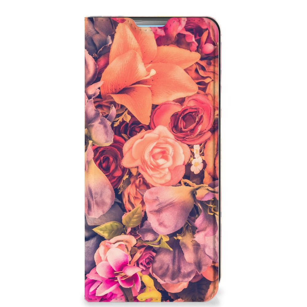 OPPO A74 4G Smart Cover Bosje Bloemen - B2C Telecom