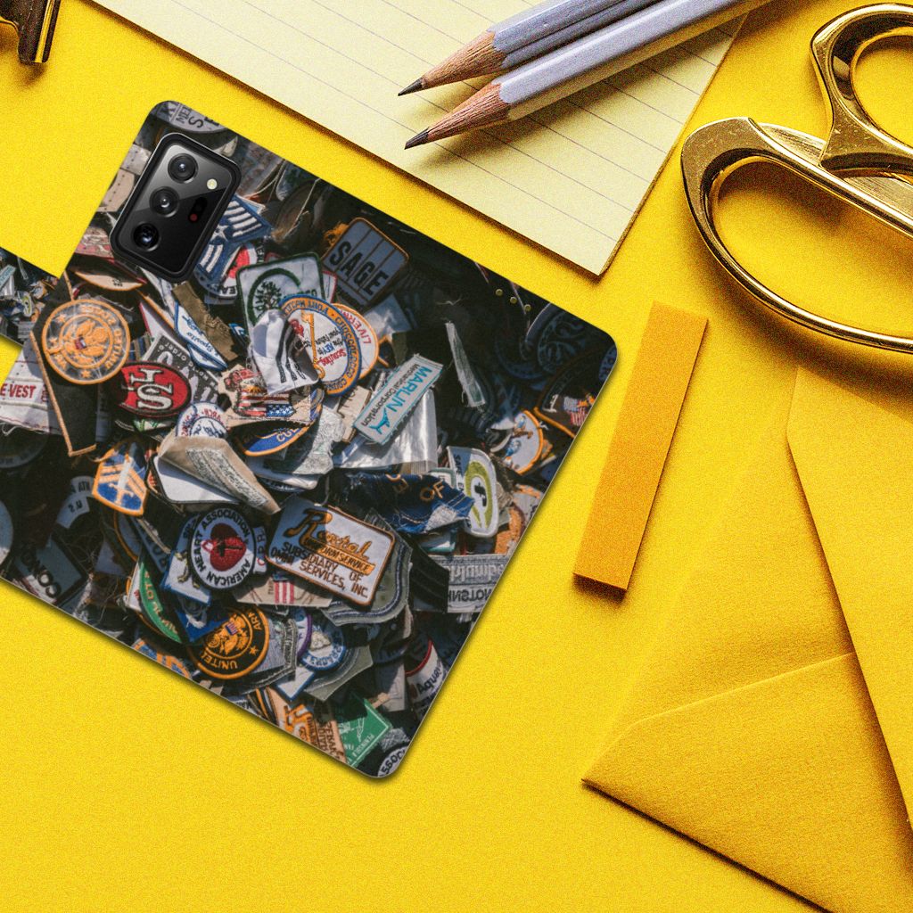 Samsung Galaxy Note20 Ultra Telefoonhoesje met foto Badges