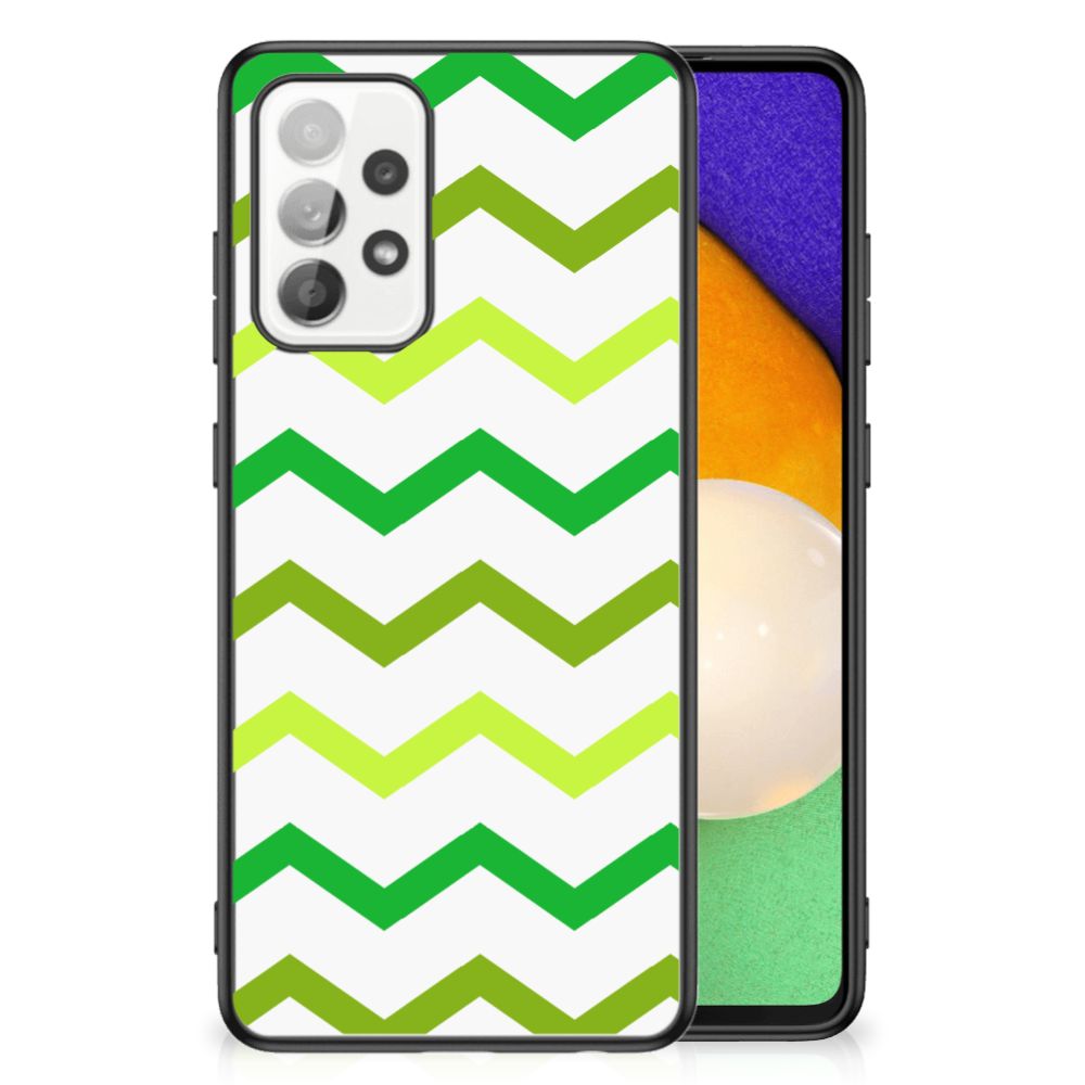 Samsung Galaxy A52 | A52s (5G/4G) Back Case Zigzag Groen