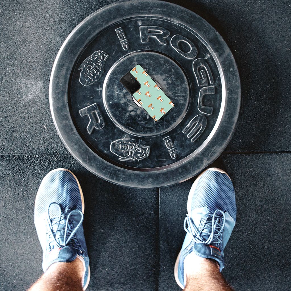 Samsung Galaxy S21 Ultra Dierenprint Telefoonhoesje Pups B2C Telecom