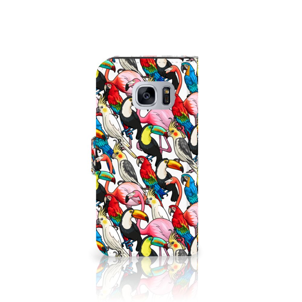 Samsung Galaxy S7 Telefoonhoesje met Pasjes Birds
