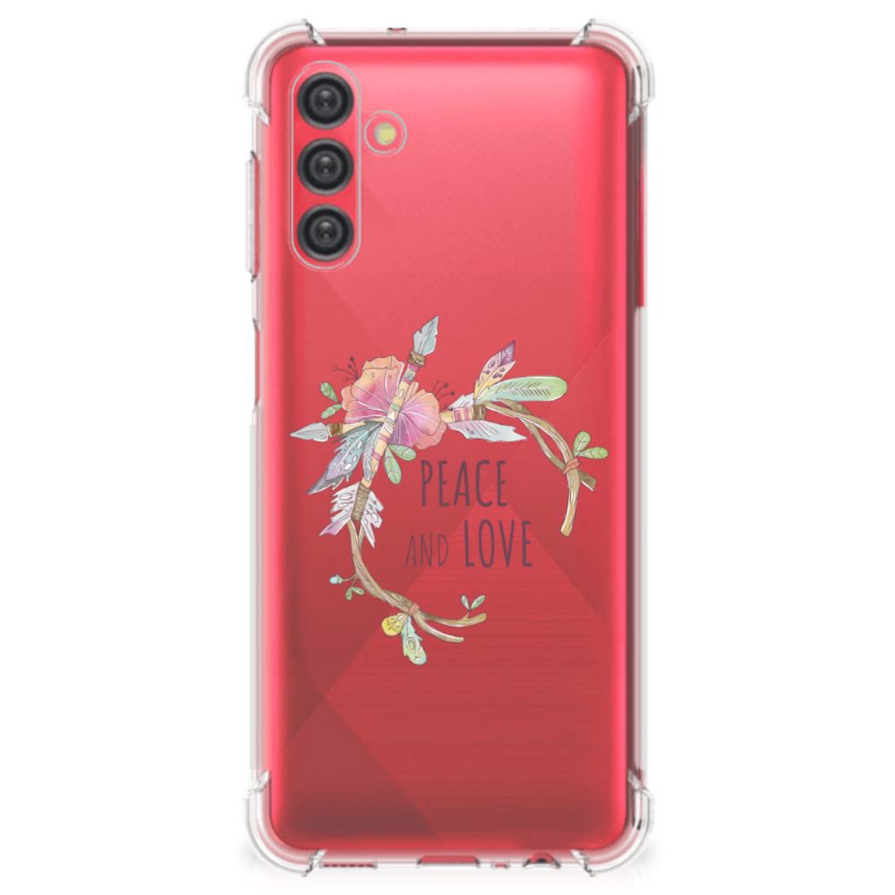 Samsung Galaxy A13 5G | A04s Stevig Bumper Hoesje Boho Text