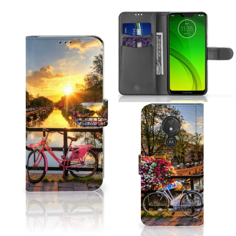 Motorola Moto G7 Power Flip Cover Amsterdamse Grachten