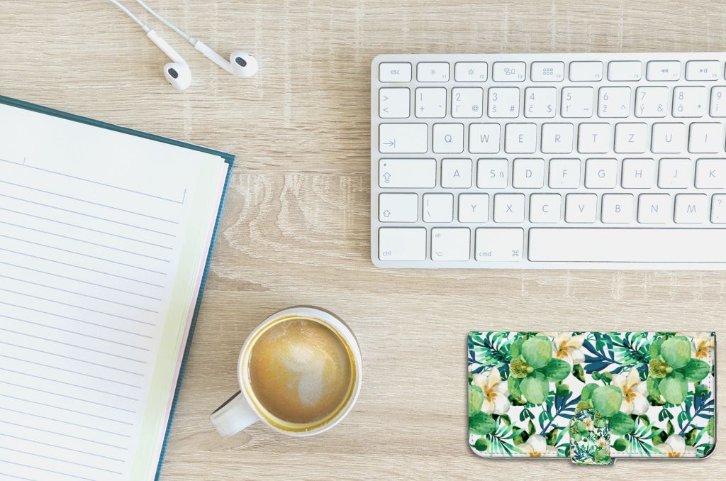 Huawei P Smart 2020 Hoesje Orchidee Groen