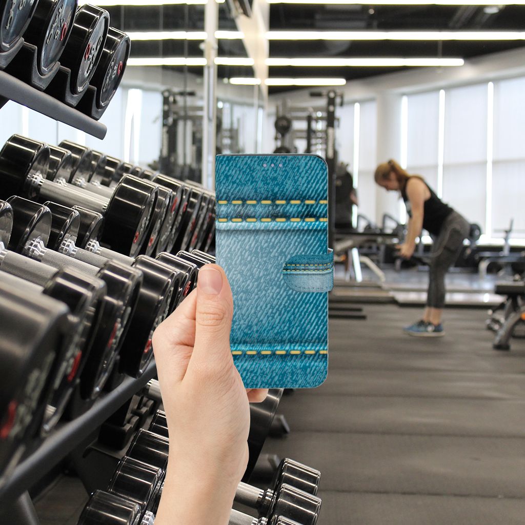 OnePlus Nord CE 5G Wallet Case met Pasjes Jeans